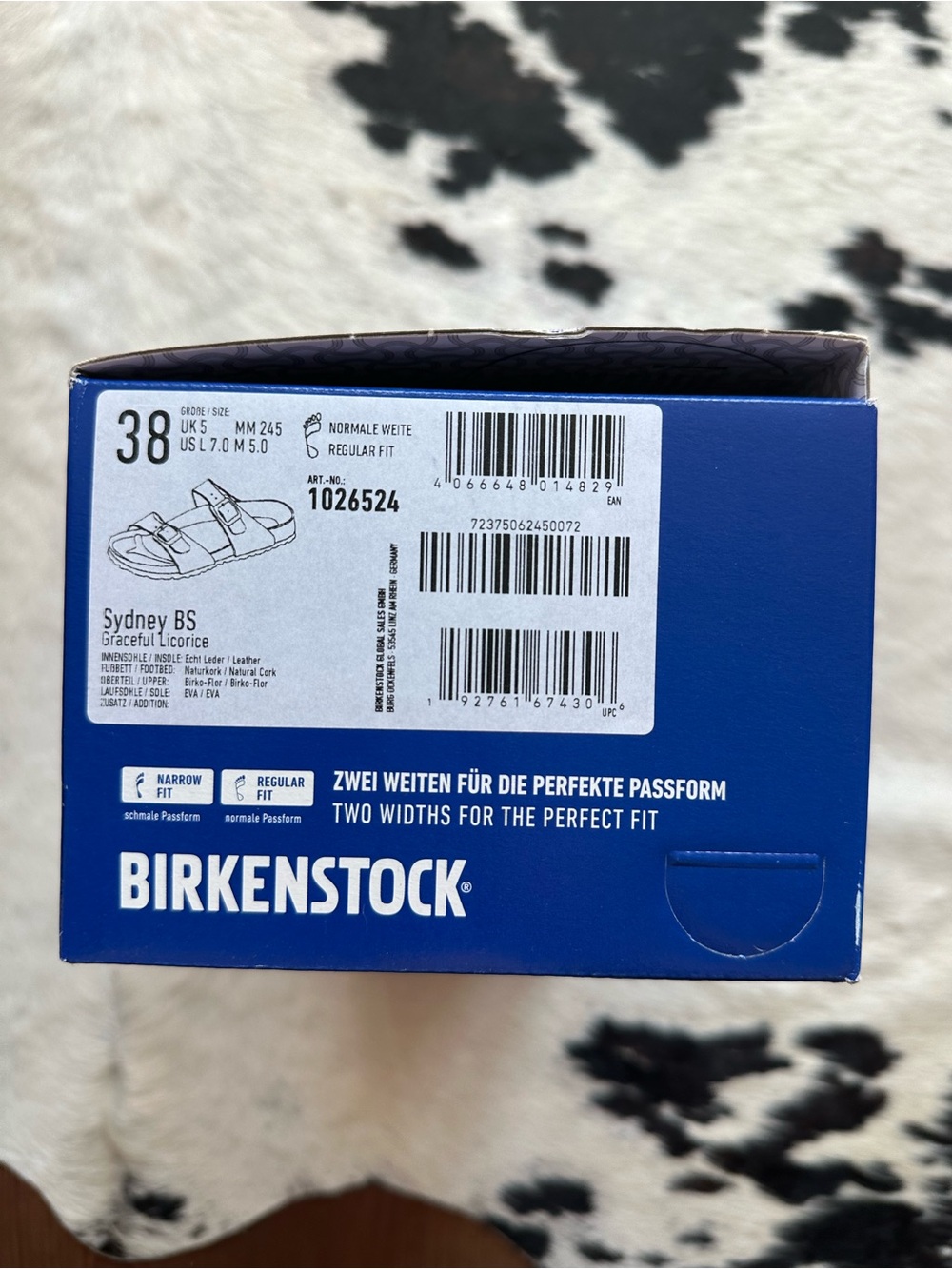 Birkenstock Sydney Double Buckle Sandals in Black (Graceful Licorice) 38 - Picture 5 of 5